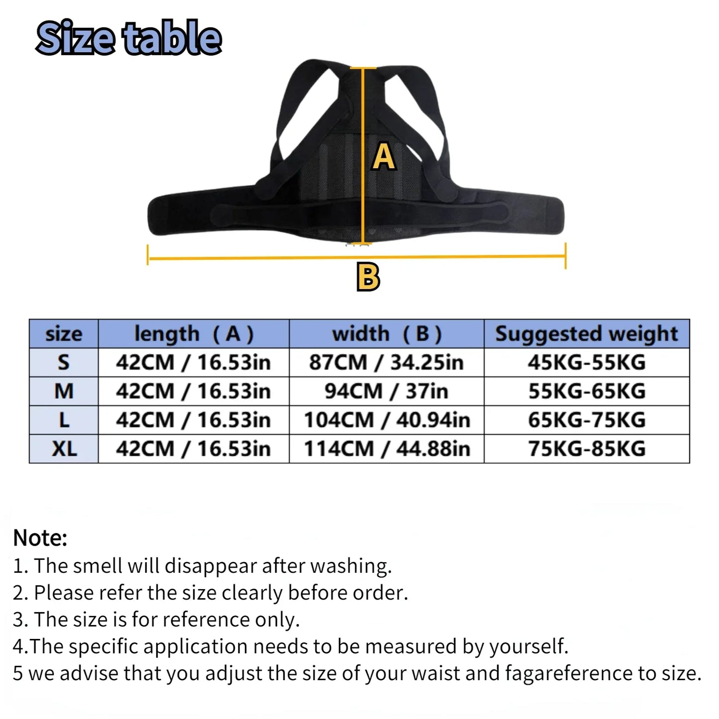 Posture Corrector Adjustable Back Support Belt Spine Alignment Unisex