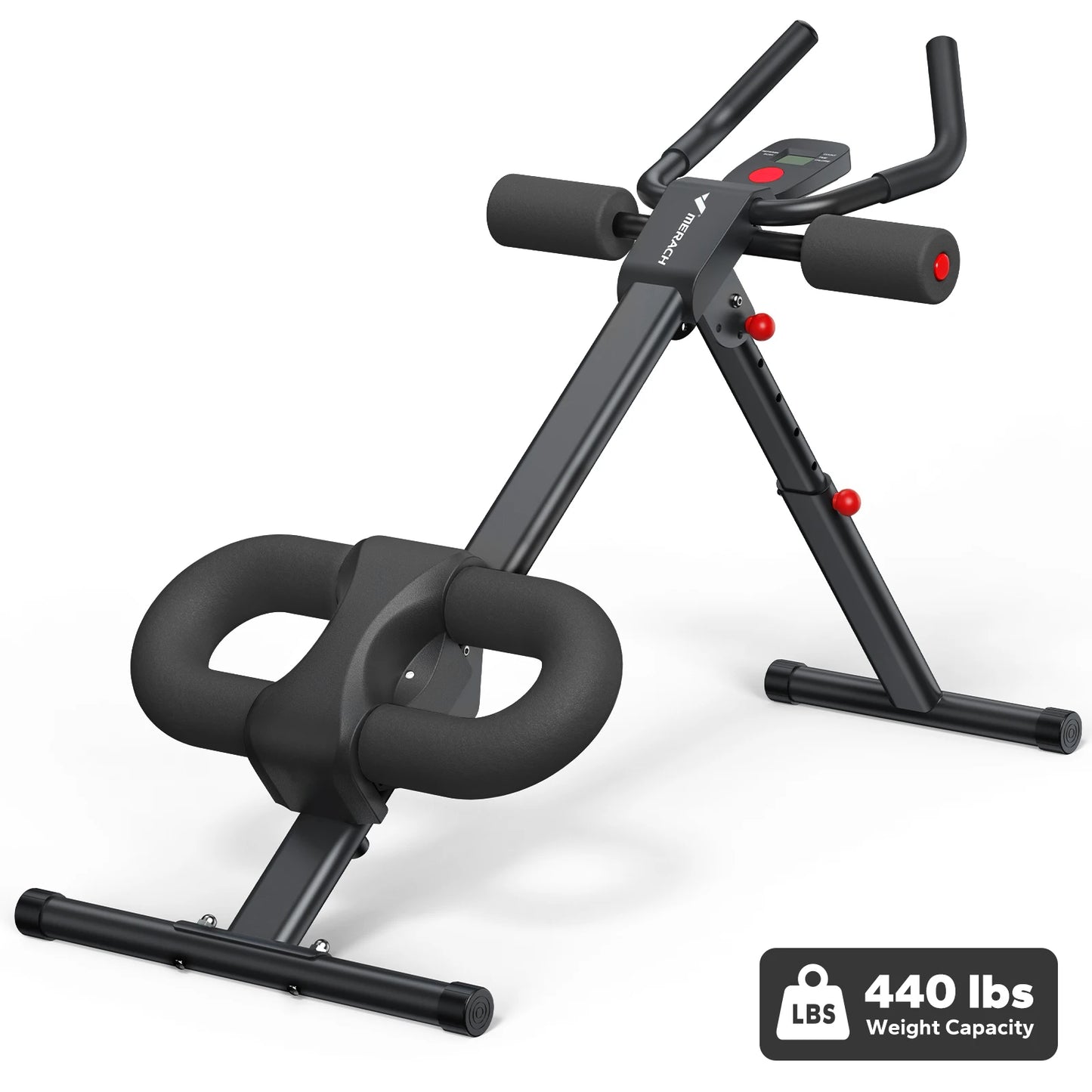 MERACH Ab Machine Adjustable Trainer Foldable Abdominal Exercise System