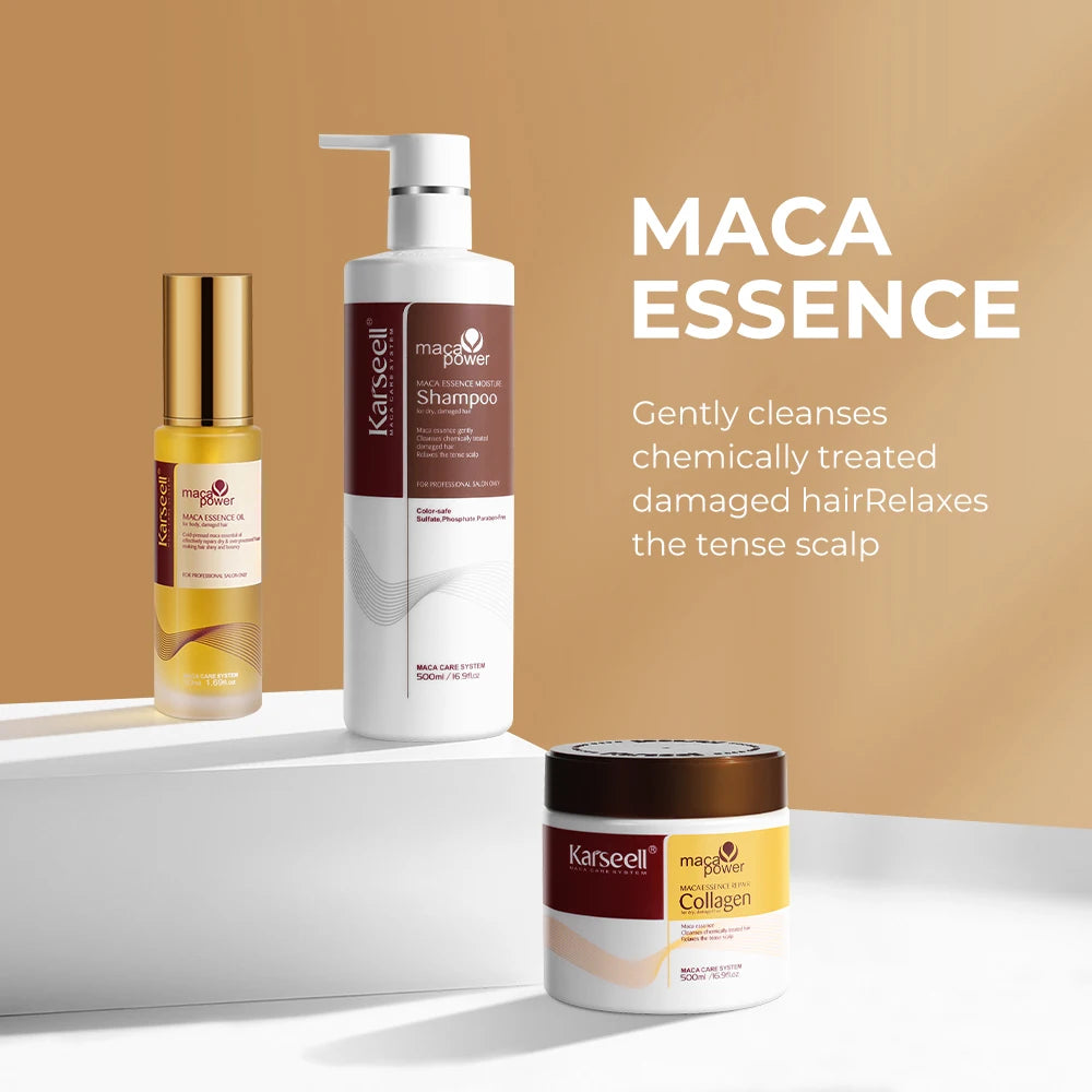 Karseell Collagen Hair Mask and Argan Oil Set