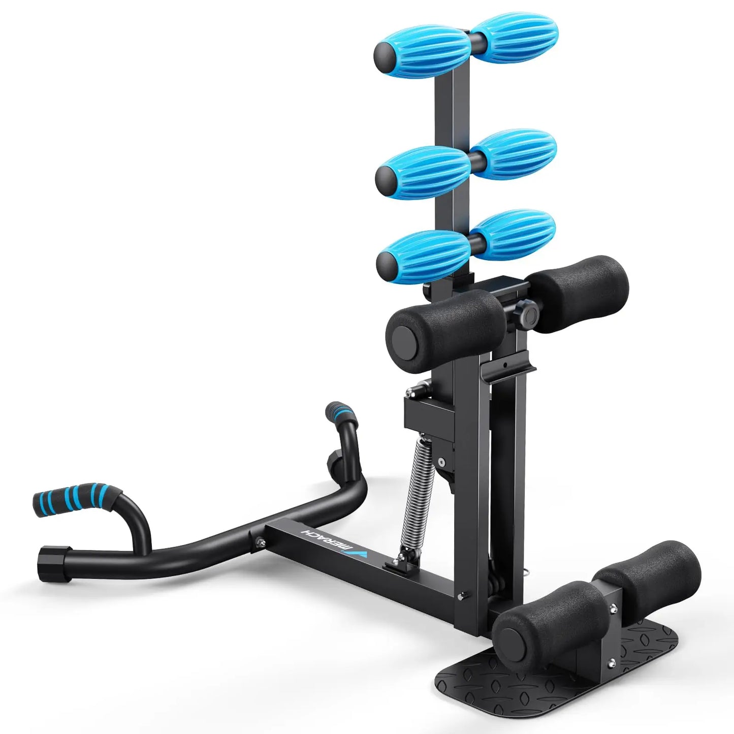 MERACH Deep Squat Machine Adjustable Glutes Trainer Machine Core Leg Push Up Workout Machine Multifunctional Buttocks Machine