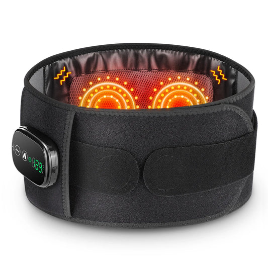 Hailicare Heating Vibration Massager Belt With Back Support