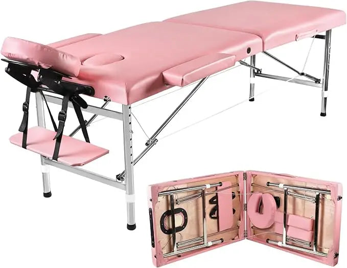 Portable Folding Massage Table With Lightweight Aluminum Frame