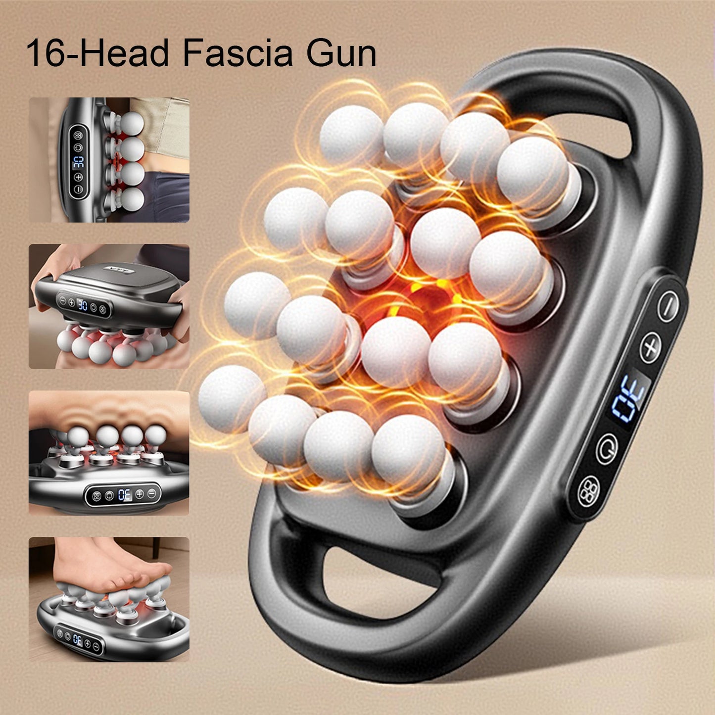 Foreverlily Fascia Gun High Frequency Massage Device
