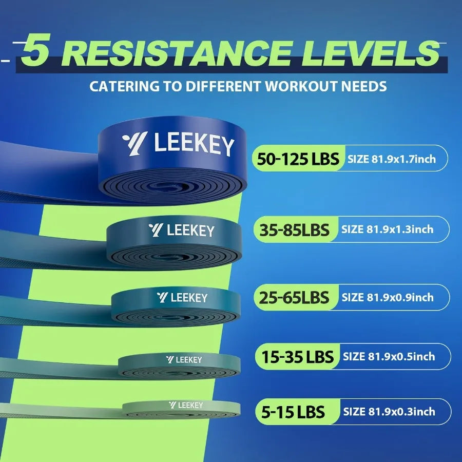 Resistance Bands, Exercise Bands with Handles,Pull Up Assist Bands - Band Set with Door Anchor - Bands for Working Out,Band for
