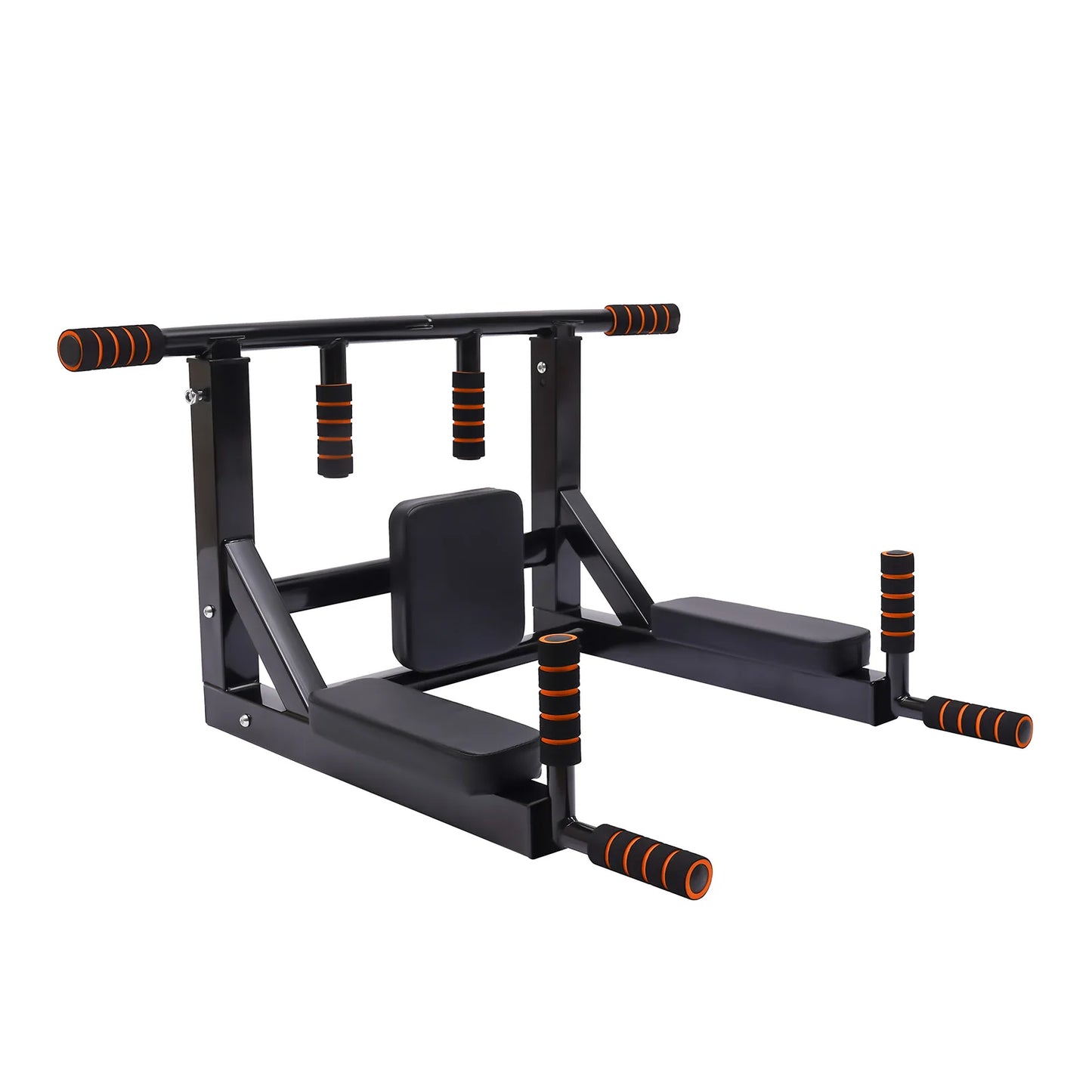 Wall Mounted Pull Up Bar And Dip Station For Gymnasium