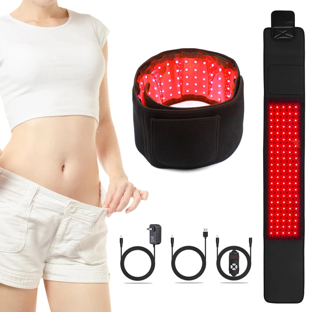 Red Light Therapy Belt With 660nm And 850nm LEDs