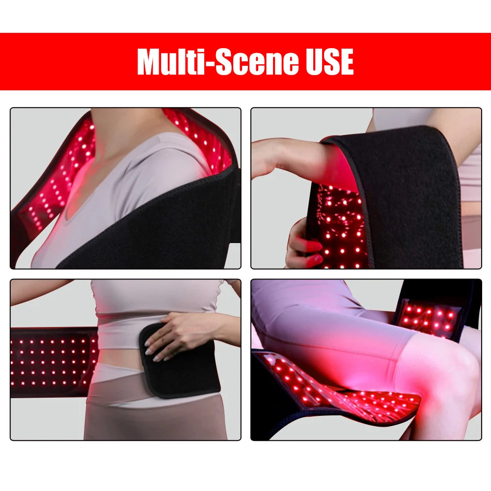 Red Light Therapy Belt With 660nm And 850nm LEDs