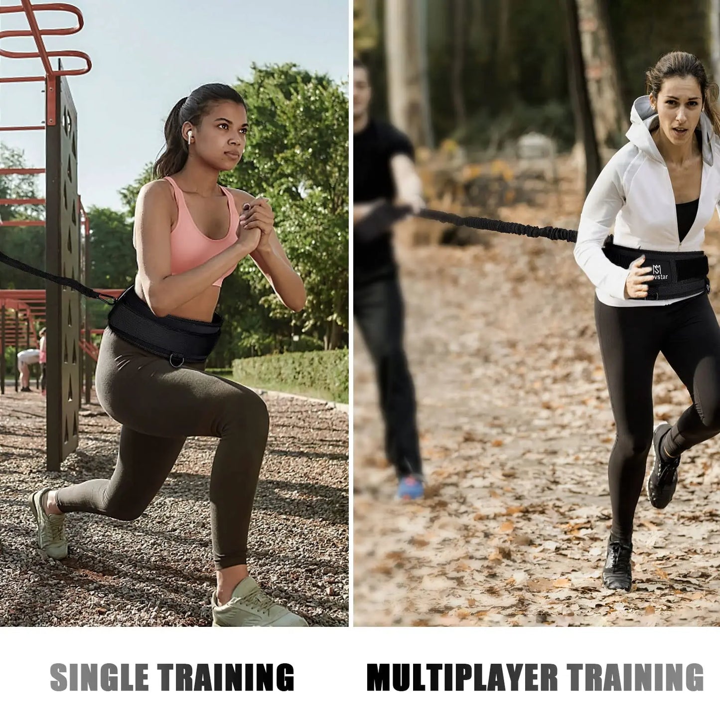 Resistance Bungee Band For Running Training And Speed Agility Workouts