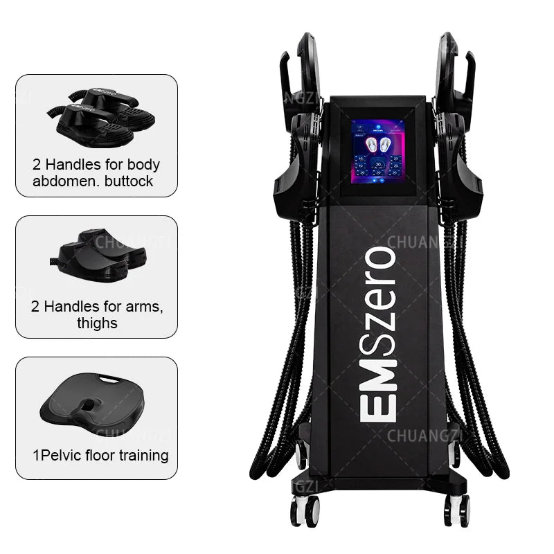 EMS Body Sculpt Machine RF Sculpting Muscle Stimulation Burning Fat 6500W Slimming Weight Loss Equipment MYOslim HI-EMT EMSzero
