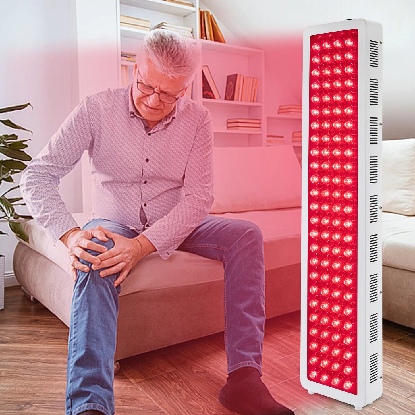 Infrared Red Light Therapy Lamp 1000w Red Light Therapy Near Infrared Light Panel 660nm 850nm Led Red Lights Ther-Apy Lamp