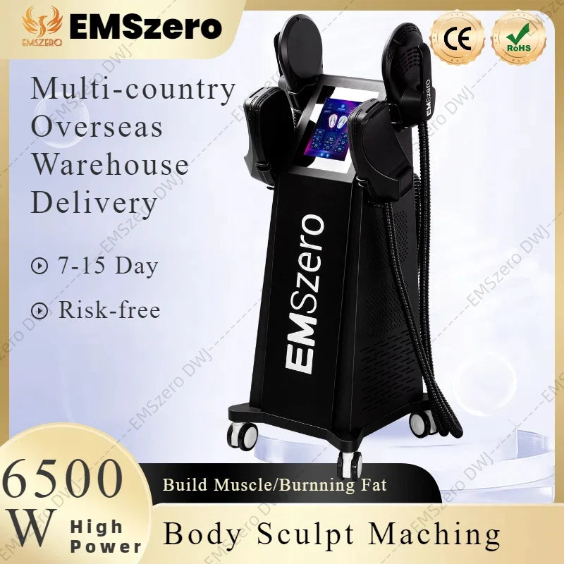 EMS Body Sculpt Machine RF Sculpting Muscle Stimulation Burning Fat 6500W Slimming Weight Loss Equipment MYOslim HI-EMT EMSzero